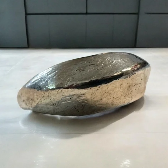 Antique Sterling Silver Peaked Dome Ring (5.75)